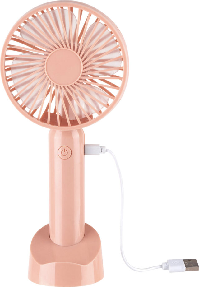 Настольный вентилятор Energy EN-0610 розовый USB (4 Вт) аккумулятор — изображение 2