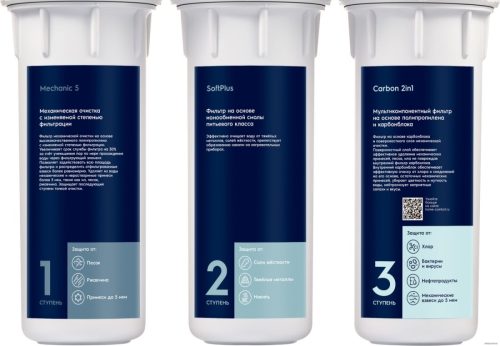 Комплект картриджей Electrolux Kit AM Carbon 2in1 Softening