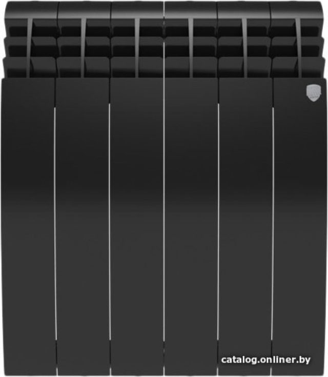 Алюминиевый радиатор Royal Thermo Biliner Alum 500 Noir Sable (12 секций) — изображение 2