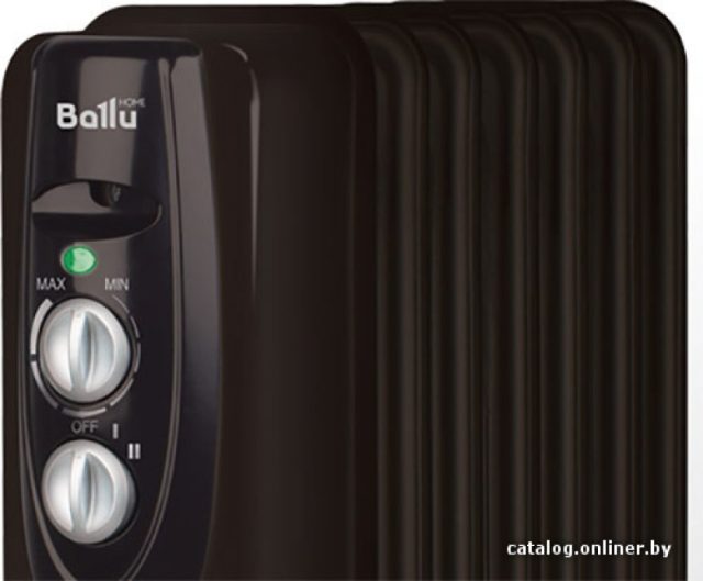 Масляный радиатор Ballu Classic black BOH/CL-11BRN 2200 — изображение 2